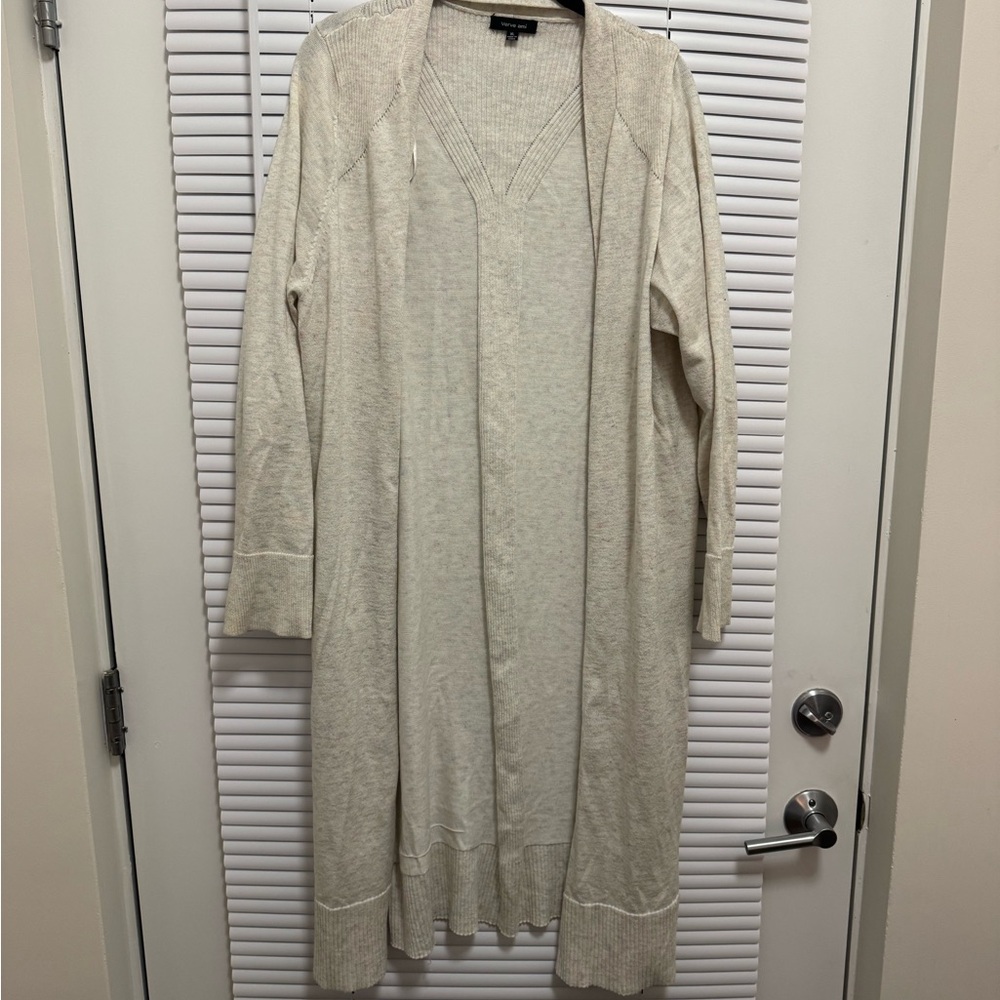 Verve Ami Cream Cardigan Sweater